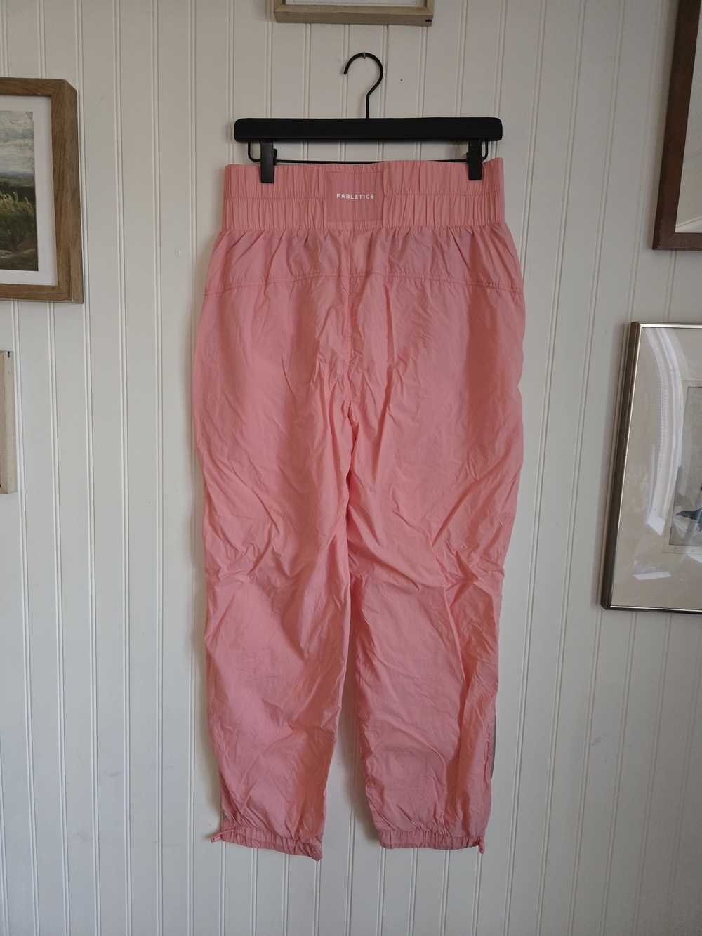 Fabletics Nwt Pink Elastic-Waist Light Weight Acrive Wear Joggers - Picture 6 of 8